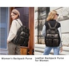 image:imageAngel Kiss Backpack Purse for Women Soft Washed Leather Multi Pocket Casual Travel Backpacks145bronze