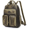 image:imageAngel Kiss Backpack Purse for Women Soft Washed Leather Multi Pocket Casual Travel BackpacksGreen