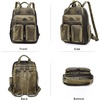 image:imageAngel Kiss Backpack Purse for Women Soft Washed Leather Multi Pocket Casual Travel BackpacksGreen