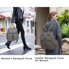 image:imageAngel Kiss Backpack Purse for Women Soft Washed Leather Multi Pocket Casual Travel BackpacksGrey