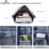 image:imageAngel Kiss Backpack Purse for Women Soft Washed Leather Multi Pocket Casual Travel BackpacksNavyblue