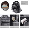 image:imageAngel Kiss Backpack Purse for Women Soft Washed Leather Multi Pocket Casual Travel BackpacksRetroblack
