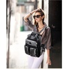 image:imageAngel Kiss Backpack Purse for Women Soft Washed Leather Multi Pocket Casual Travel BackpacksRetroblack
