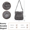 image:imageAngel Kiss Crossbody Bags for Women PU Leather Shoulder Handbag Ladies Purses and Handbag with adjustable Strap26grey