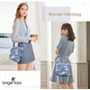 image:imageAngel Kiss Crossbody Bags for Women PU Leather Shoulder Handbag Ladies Purses and Handbag with adjustable StrapLake Blue
