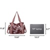 image:imageAngel Kiss Handbags for Womens TopHandle Hobo Purse Roomy Casual Shoulder Bags PU Tote Satchel Purse for Women14leopard Pink