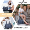 image:imageAngel Kiss Handbags for Womens TopHandle Hobo Purse Roomy Casual Shoulder Bags PU Tote Satchel Purse for Women1blue