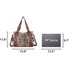 image:imageAngel Kiss Handbags for Womens TopHandle Hobo Purse Roomy Casual Shoulder Bags PU Tote Satchel Purse for Women1brownbrown