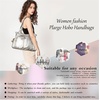 image:imageAngel Kiss Handbags for Womens TopHandle Hobo Purse Roomy Casual Shoulder Bags PU Tote Satchel Purse for Women1gold