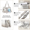 image:imageAngel Kiss Handbags for Womens TopHandle Hobo Purse Roomy Casual Shoulder Bags PU Tote Satchel Purse for Women1gold