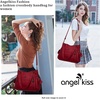 image:imageAngel Kiss Handbags for Womens TopHandle Hobo Purse Roomy Casual Shoulder Bags PU Tote Satchel Purse for Women1red