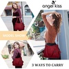 image:imageAngel Kiss Handbags for Womens TopHandle Hobo Purse Roomy Casual Shoulder Bags PU Tote Satchel Purse for Women1red