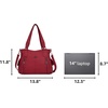 image:imageAngel Kiss Handbags for Womens TopHandle Hobo Purse Roomy Casual Shoulder Bags PU Tote Satchel Purse for Women1red