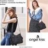 image:imageAngel Kiss Handbags for Womens TopHandle Hobo Purse Roomy Casual Shoulder Bags PU Tote Satchel Purse for Women2black