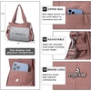 image:imageAngel Kiss Handbags for Womens TopHandle Hobo Purse Roomy Casual Shoulder Bags PU Tote Satchel Purse for Women6802pink