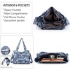 image:imageAngel Kiss Handbags for Womens TopHandle Hobo Purse Roomy Casual Shoulder Bags PU Tote Satchel Purse for Women7028blue