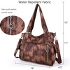 image:imageAngel Kiss Handbags for Womens TopHandle Hobo Purse Roomy Casual Shoulder Bags PU Tote Satchel Purse for Women7028brown