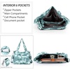 image:imageAngel Kiss Handbags for Womens TopHandle Hobo Purse Roomy Casual Shoulder Bags PU Tote Satchel Purse for Women7028green