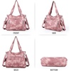image:imageAngel Kiss Handbags for Womens TopHandle Hobo Purse Roomy Casual Shoulder Bags PU Tote Satchel Purse for Women7028pink