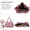 image:imageAngel Kiss Handbags for Womens TopHandle Hobo Purse Roomy Casual Shoulder Bags PU Tote Satchel Purse for Women7028pink