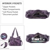 image:imageAngel Kiss Handbags for Womens TopHandle Hobo Purse Roomy Casual Shoulder Bags PU Tote Satchel Purse for Women7028purple