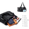 image:imageAngel Kiss Handbags for Womens TopHandle Hobo Purse Roomy Casual Shoulder Bags PU Tote Satchel Purse for WomenBlackl