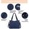image:imageAngel Kiss Handbags for Womens TopHandle Hobo Purse Roomy Casual Shoulder Bags PU Tote Satchel Purse for WomenBlue