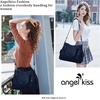 image:imageAngel Kiss Handbags for Womens TopHandle Hobo Purse Roomy Casual Shoulder Bags PU Tote Satchel Purse for WomenBlue