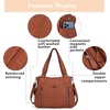 image:imageAngel Kiss Handbags for Womens TopHandle Hobo Purse Roomy Casual Shoulder Bags PU Tote Satchel Purse for WomenBrown
