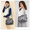 image:imageAngel Kiss Handbags for Womens TopHandle Hobo Purse Roomy Casual Shoulder Bags PU Tote Satchel Purse for WomenGblackGrey