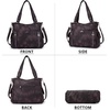 image:imageAngel Kiss Handbags for Womens TopHandle Hobo Purse Roomy Casual Shoulder Bags PU Tote Satchel Purse for WomenGcoffee