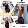 image:imageAngel Kiss Handbags for Womens TopHandle Hobo Purse Roomy Casual Shoulder Bags PU Tote Satchel Purse for WomenGcoffee