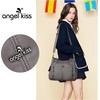 image:imageAngel Kiss Handbags for Womens TopHandle Hobo Purse Roomy Casual Shoulder Bags PU Tote Satchel Purse for WomenGrey