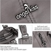 image:imageAngel Kiss Handbags for Womens TopHandle Hobo Purse Roomy Casual Shoulder Bags PU Tote Satchel Purse for WomenGrey