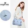image:imageAngel Kiss Handbags for Womens TopHandle Hobo Purse Roomy Casual Shoulder Bags PU Tote Satchel Purse for WomenLblue