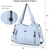 image:imageAngel Kiss Handbags for Womens TopHandle Hobo Purse Roomy Casual Shoulder Bags PU Tote Satchel Purse for WomenLblue