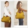 image:imageAngel Kiss Handbags for Womens TopHandle Hobo Purse Roomy Casual Shoulder Bags PU Tote Satchel Purse for WomenYellow