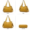 image:imageAngel Kiss Handbags for Womens TopHandle Hobo Purse Roomy Casual Shoulder Bags PU Tote Satchel Purse for WomenYellow