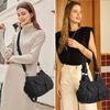 image:imageAngel Kiss Hobo Bags for Women Vegan Leather Shoulder Purses and Handbags Ladies Roomy Tote Bags Purse with Crossbody Strap1black