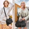 image:imageAngel Kiss Hobo Bags for Women Vegan Leather Shoulder Purses and Handbags Ladies Roomy Tote Bags Purse with Crossbody StrapBronze