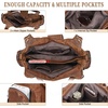 image:imageAngel Kiss Hobo Bags for Women Vegan Leather Shoulder Purses and Handbags Ladies Roomy Tote Bags Purse with Crossbody StrapBrown