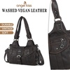 image:imageAngel Kiss Hobo Bags for Women Vegan Leather Shoulder Purses and Handbags Ladies Roomy Tote Bags Purse with Crossbody StrapCoffee
