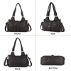 image:imageAngel Kiss Hobo Bags for Women Vegan Leather Shoulder Purses and Handbags Ladies Roomy Tote Bags Purse with Crossbody StrapCoffee