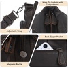 image:imageAngel Kiss Hobo Bags for Women Vegan Leather Shoulder Purses and Handbags Ladies Roomy Tote Bags Purse with Crossbody StrapCoffee