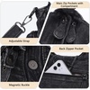 image:imageAngel Kiss Hobo Bags for Women Vegan Leather Shoulder Purses and Handbags Ladies Roomy Tote Bags Purse with Crossbody StrapDenim Black