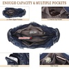 image:imageAngel Kiss Hobo Bags for Women Vegan Leather Shoulder Purses and Handbags Ladies Roomy Tote Bags Purse with Crossbody StrapDenim Blue