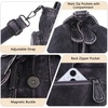image:imageAngel Kiss Hobo Bags for Women Vegan Leather Shoulder Purses and Handbags Ladies Roomy Tote Bags Purse with Crossbody StrapPurpleBlack
