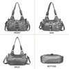 image:imageAngel Kiss Hobo Bags for Women Vegan Leather Shoulder Purses and Handbags Ladies Roomy Tote Bags Purse with Crossbody StrapSilver Grey