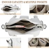 image:imageAngel Kiss Hobo Bags for Women Vegan Leather Shoulder Purses and Handbags Ladies Roomy Tote Bags Purse with Crossbody StrapWhite