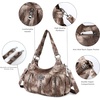 image:imageAngel Kiss Large Purses and Handbags for Women Washed Faux Leather Crossbody Hobo Satchel Shoulder Handbag Tote Purse7028khkai